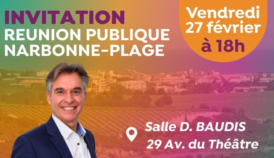 Réunion publique Narbonne-plage