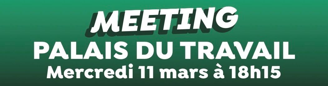 Invitation Palais du Travail